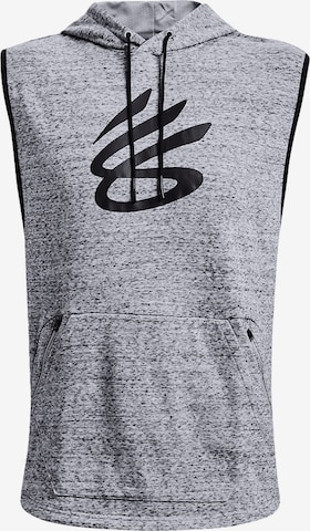 UNDER ARMOUR Funktionsshirt in Silber: Vorderseite