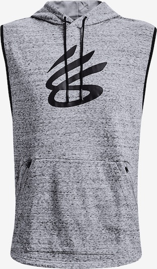 UNDER ARMOUR Tehnička sportska majica u crna / srebro, Pregled proizvoda