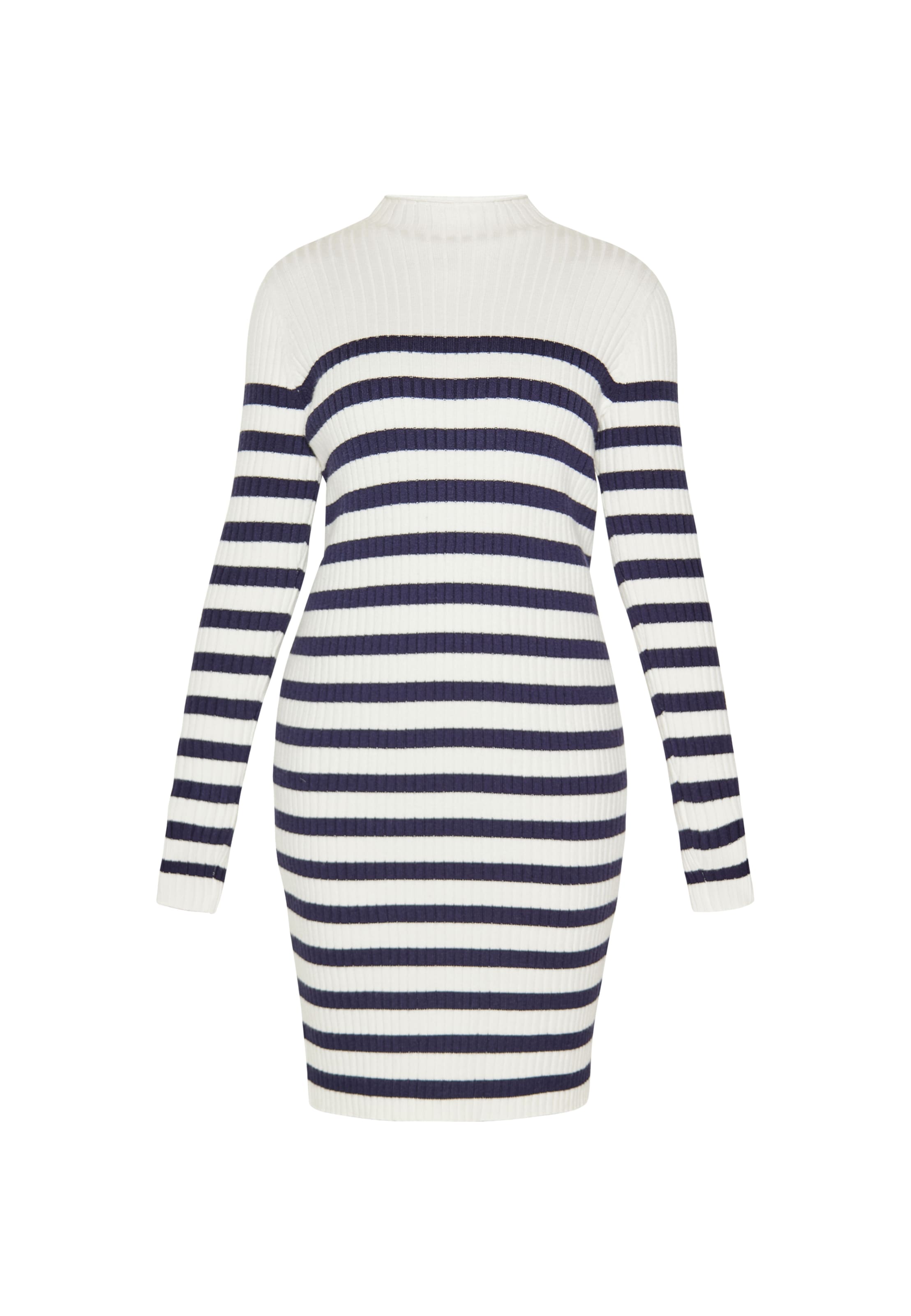 usha BLUE LABEL Πλεκτό φόρεμα 'Classic' σε λευκό: μπροστά