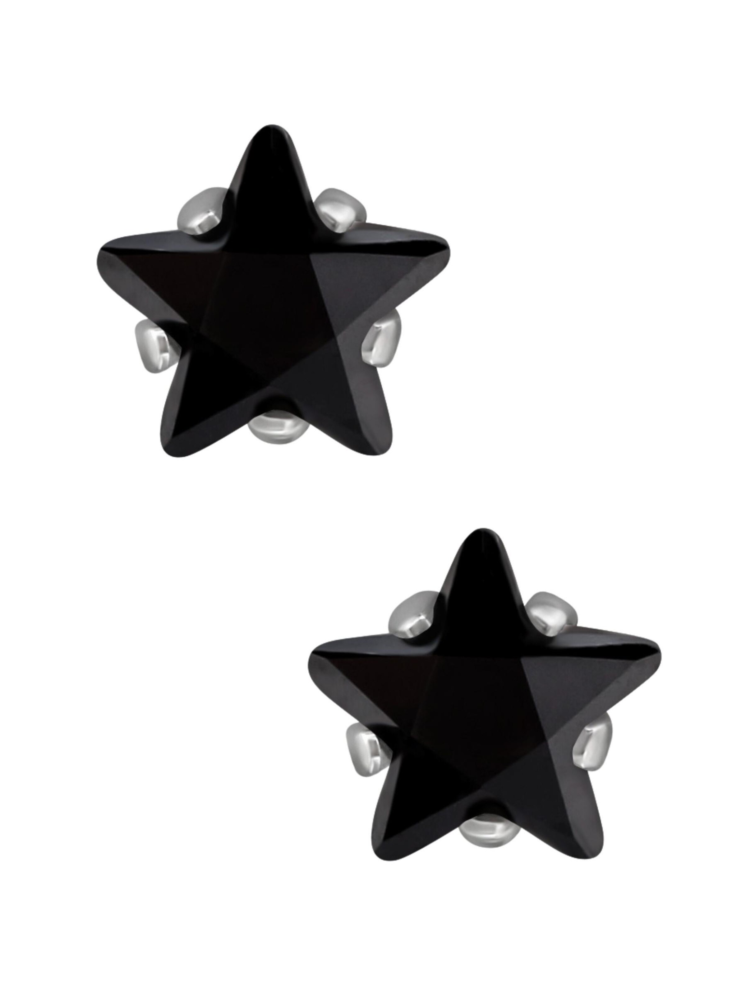 Maxte Earrings 'Stern' in Black