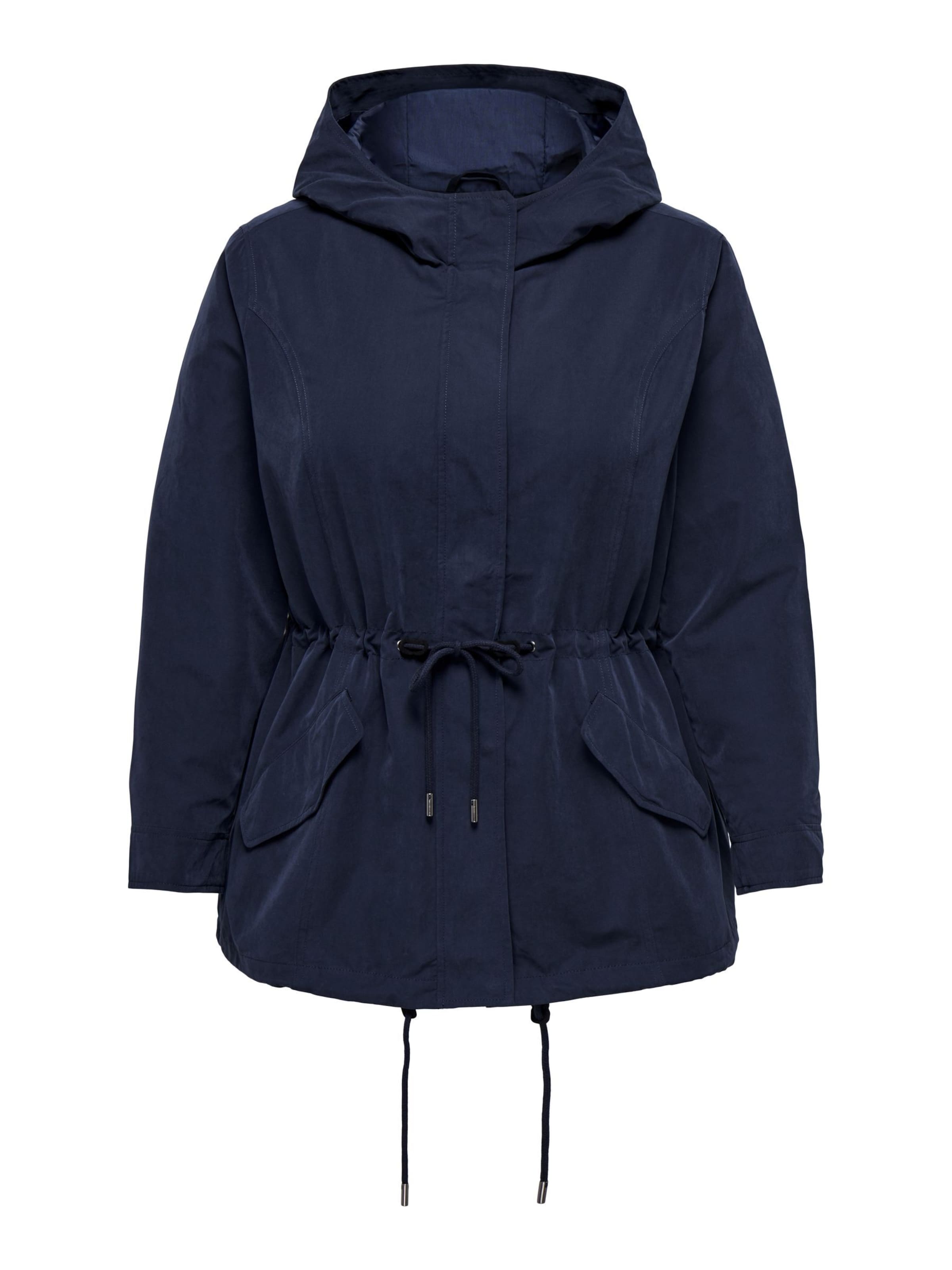 ONLY Carmakoma Overgangsparka i blå: forside