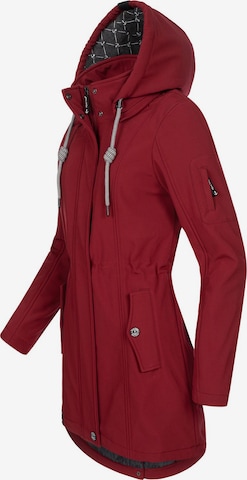 Peak Time Raincoat in Red