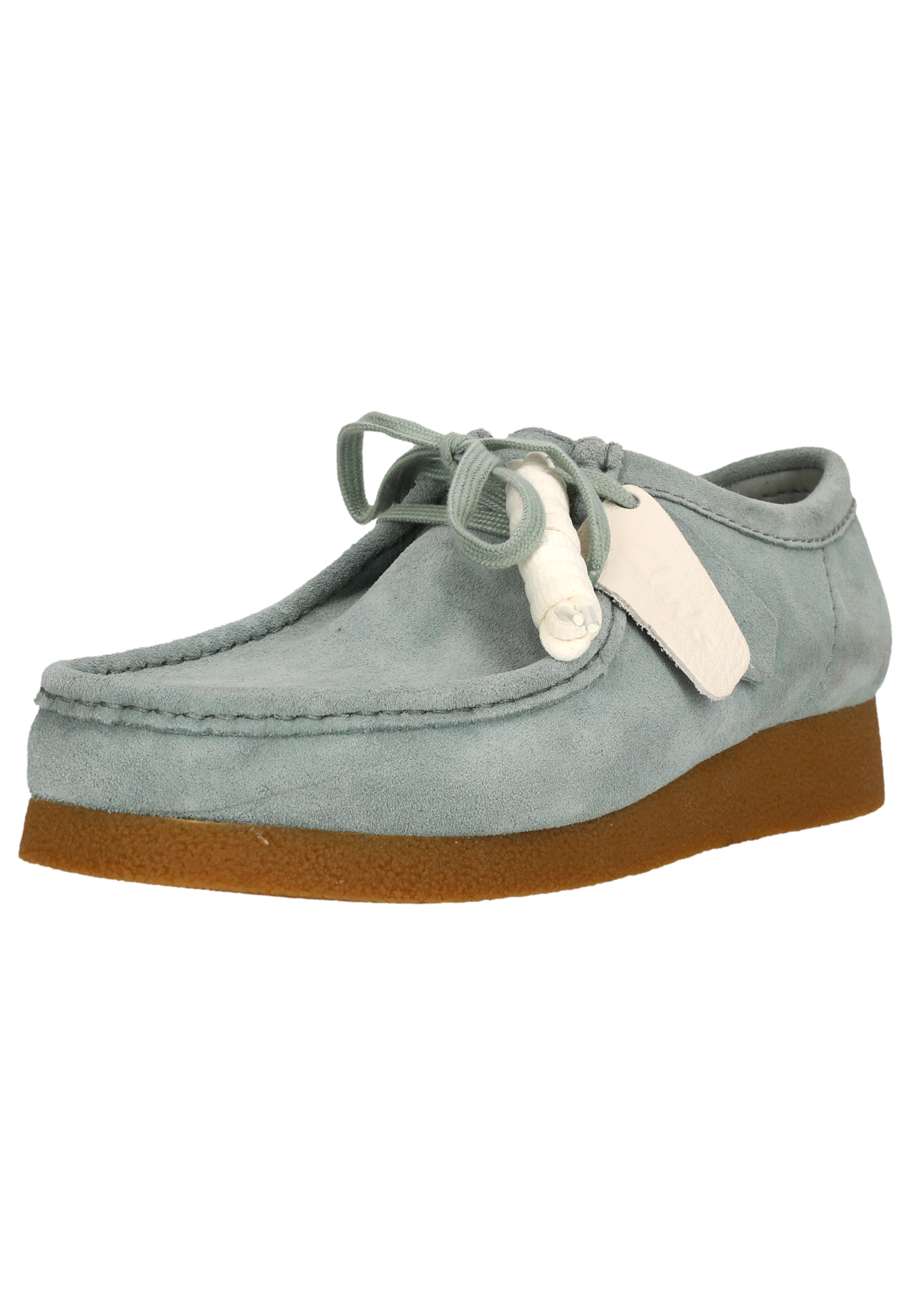 CLARKS Moccasin 'WallabeeEVO' in Blue: front