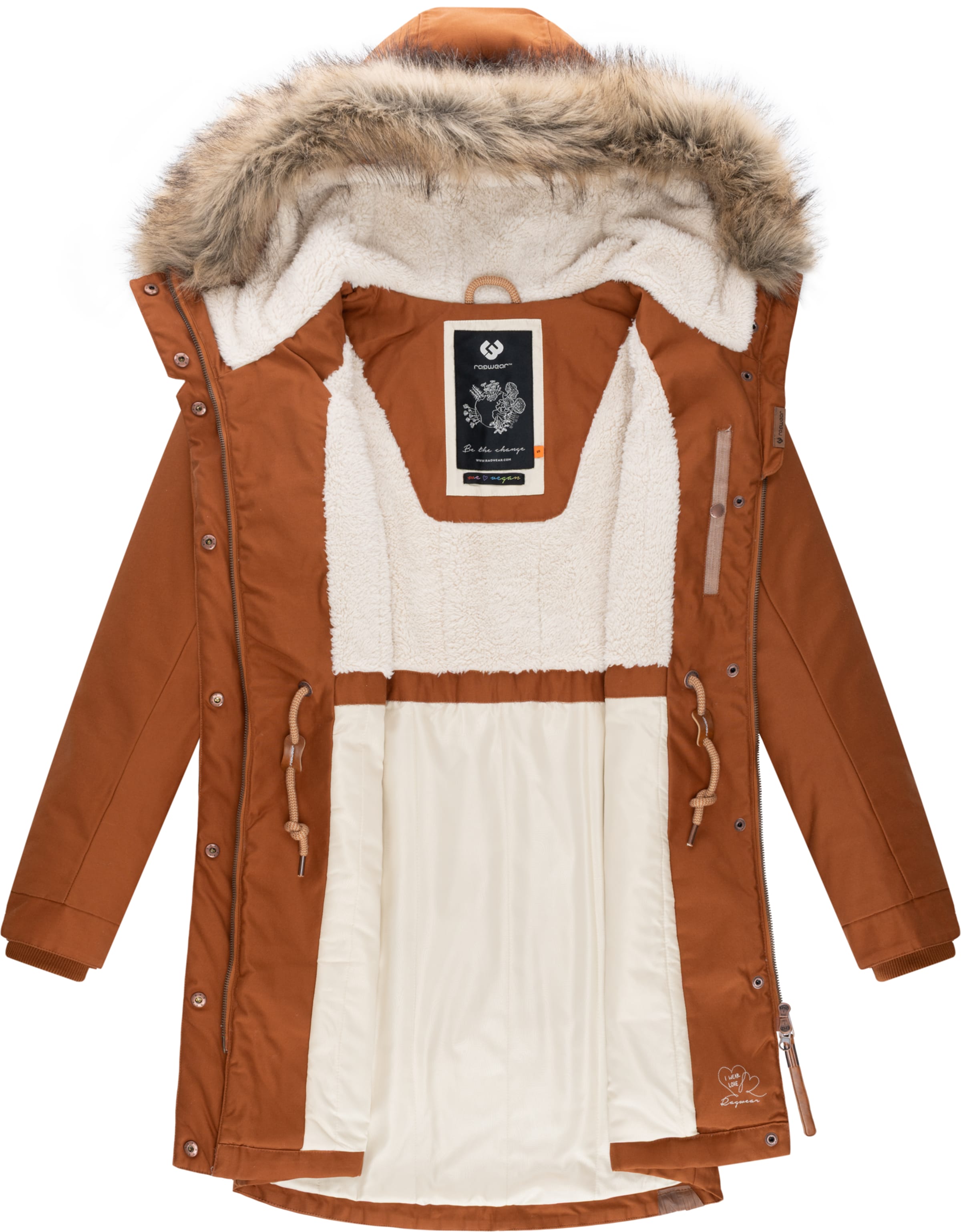 Ragwear Χειμερινό παρκά 'Tawny' σε καφέ