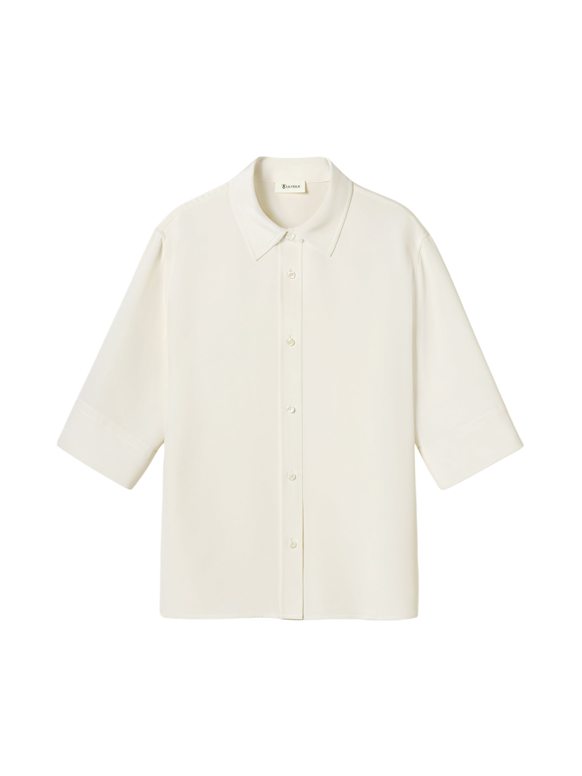 Lilysilk Blouse in White: front
