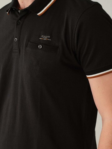 Deeluxe Poloshirt 'Drexler' in Schwarz