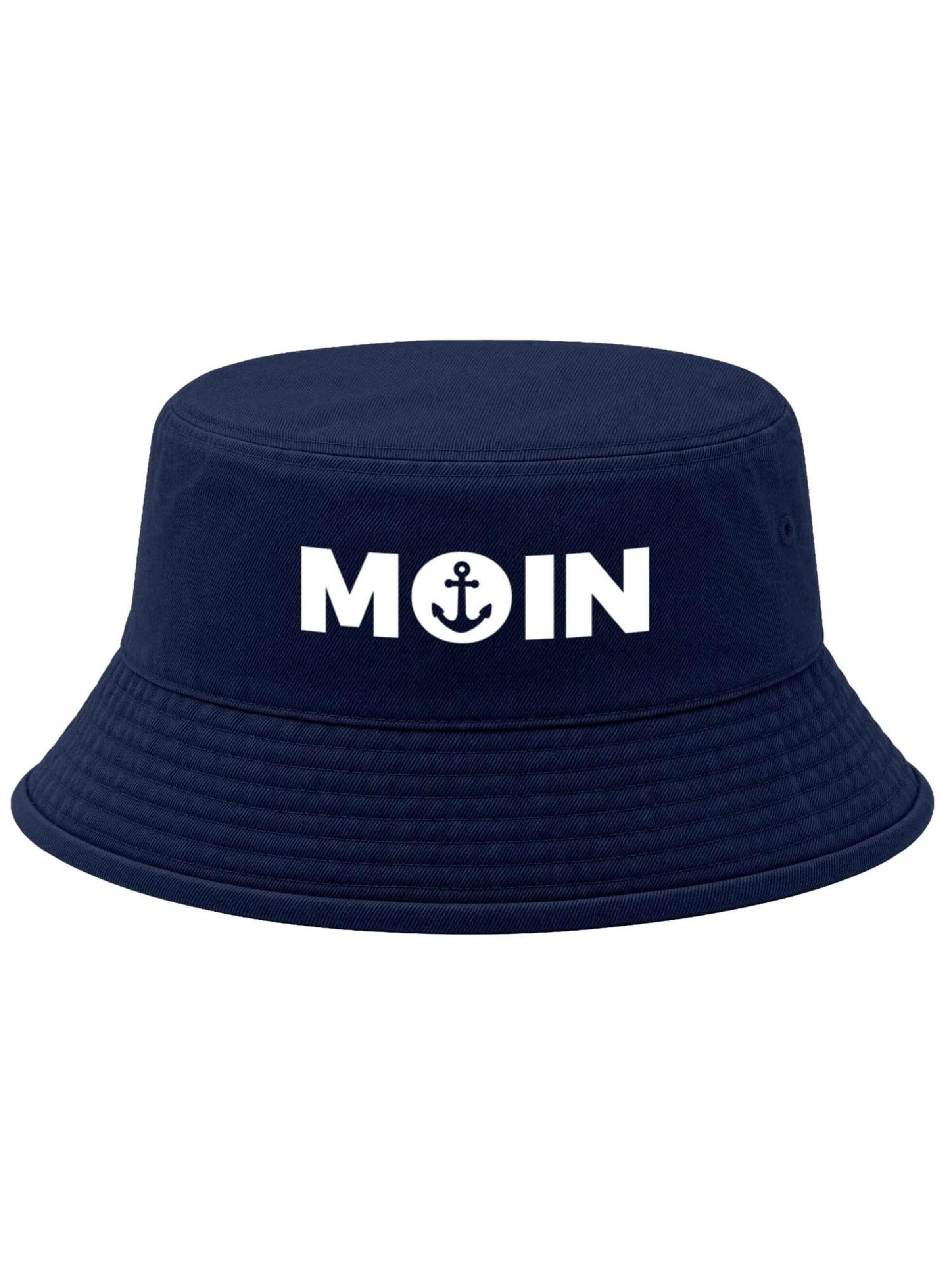 Neverless Hat 'Moin' in Blue: front