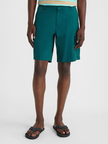 Loosefit Pantalon cargo O'NEILL en vert : devant