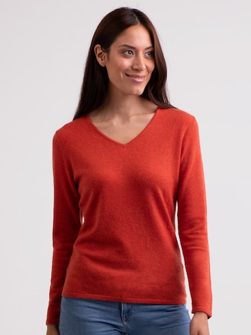 CASH-MERE.CH Sweater in Red: front
