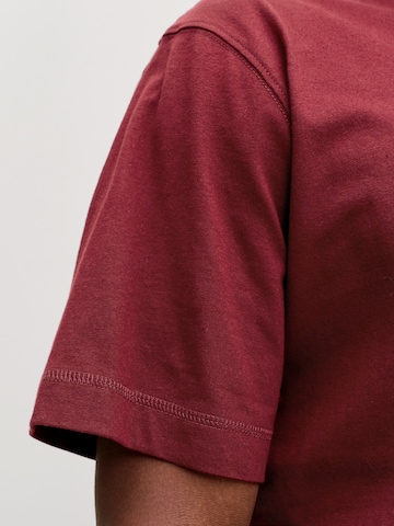 JACK & JONES Shirt 'JORNorrebro' in Red