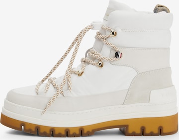 TOMMY HILFIGER Veterlaarsjes in Beige: voorkant