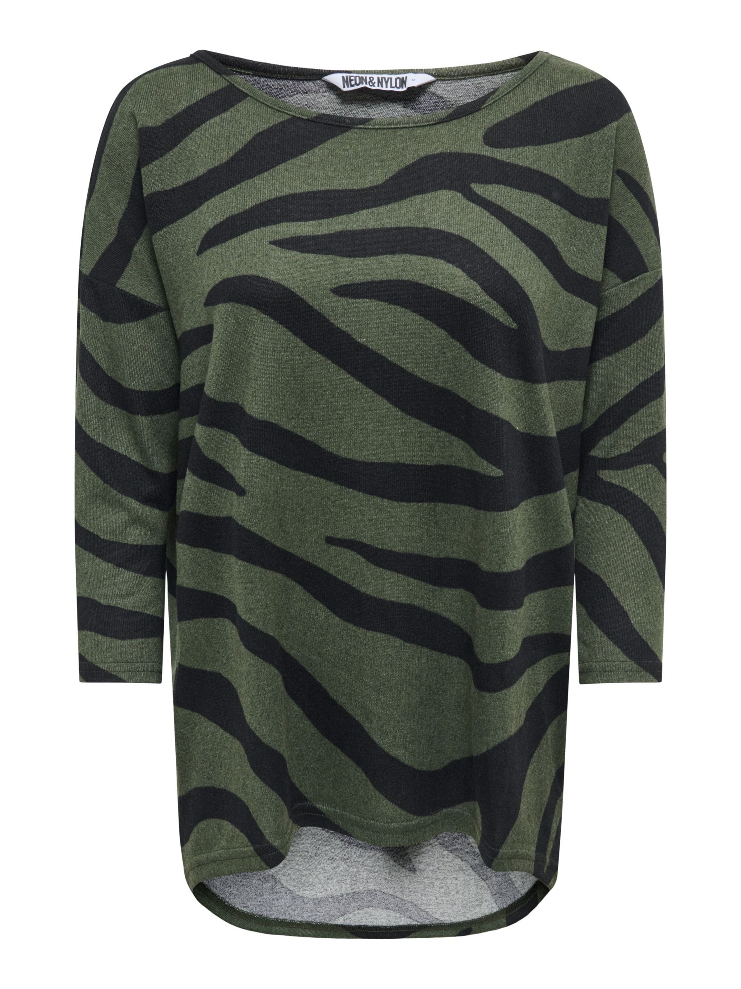 ONLY Shirt 'ONLElcons' in M in Green / Black, Item view