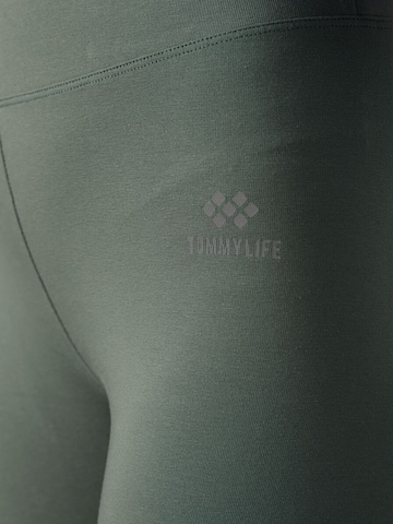 Tommy LifeSkinny Tajice 'Gamaschen' - zelena boja