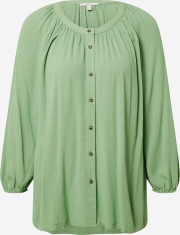 Camicia da donna di ESPRIT in verde: frontale