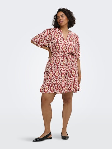 ONLY Carmakoma - Vestido 'CARAntonia' en rojo