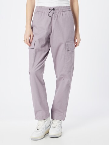 ELEMENT Regular Cargo Pants 'CHILLIN' in Purple: front