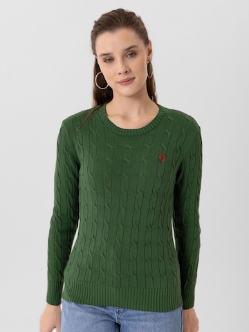 Jacey Quinn - Jersey 'Emelia' en verde: frente
