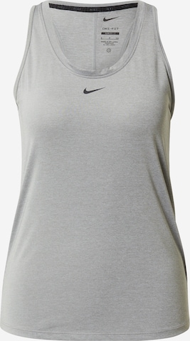 NIKE Sport top - szürke: elől