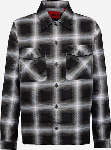 juoda HUGO Patogus modelis Marškiniai 'Enalu': priekis