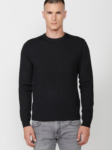 KOROSHI Sweater 'Punto' in Black: front