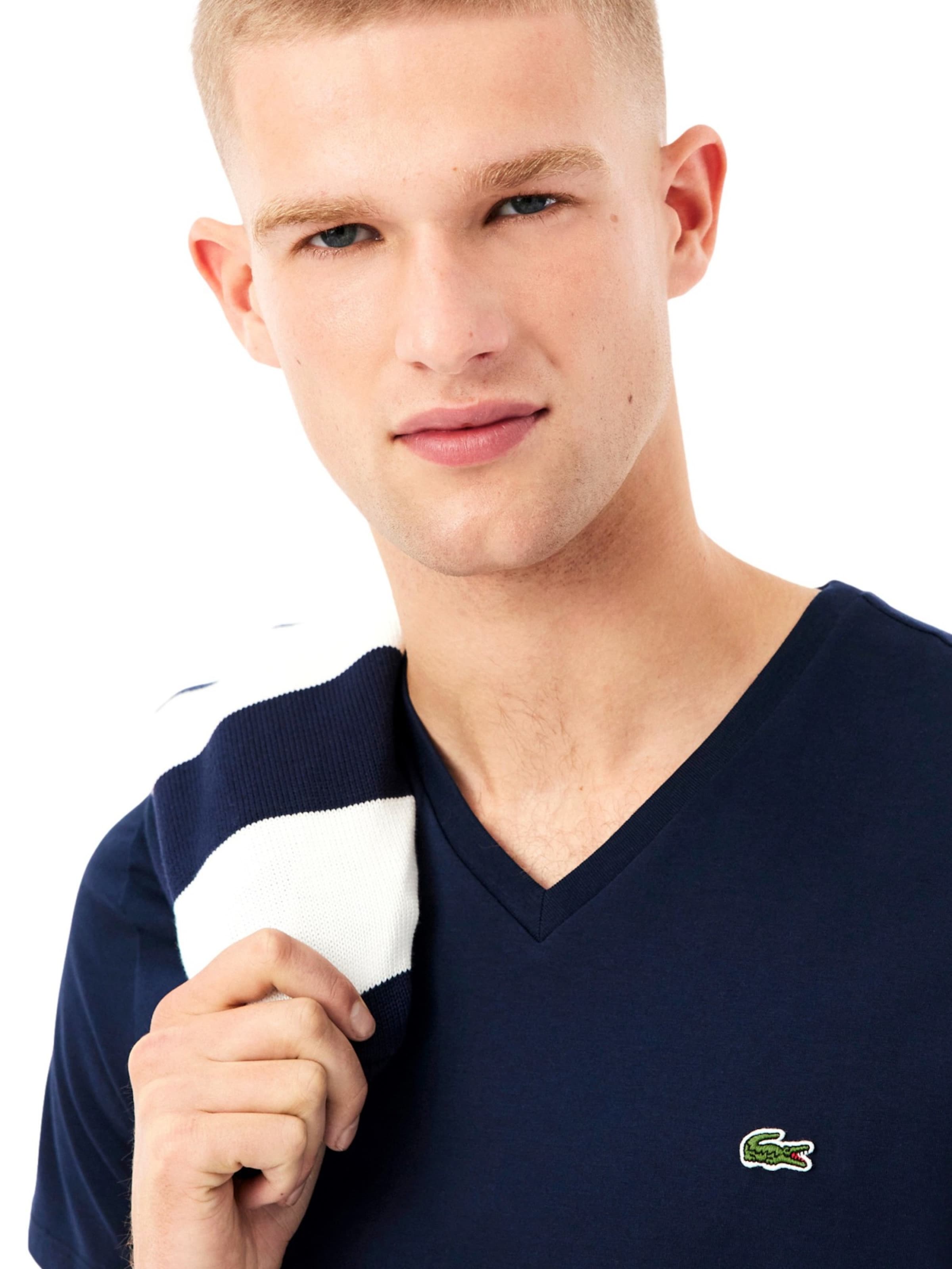zils LACOSTE T-Krekls