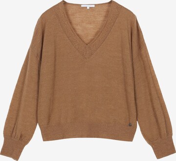 Scalpers Sweater in Brown: front