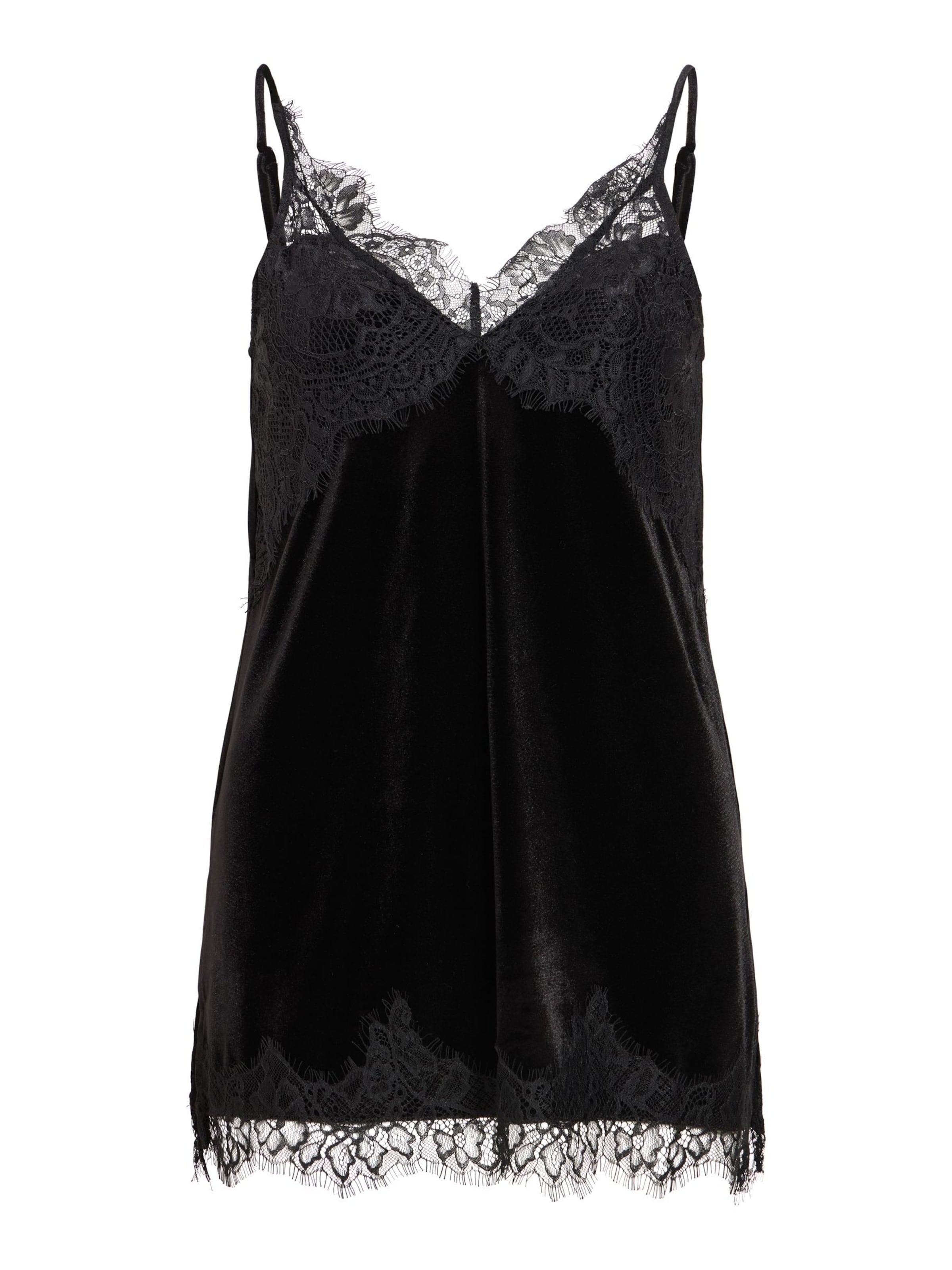 VILA - Top en negro: frente