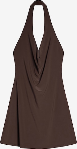Robe Bershka en marron : devant