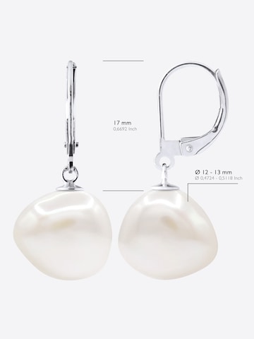 Ateliers Saint Germain Earrings 'Rive Droite' in White