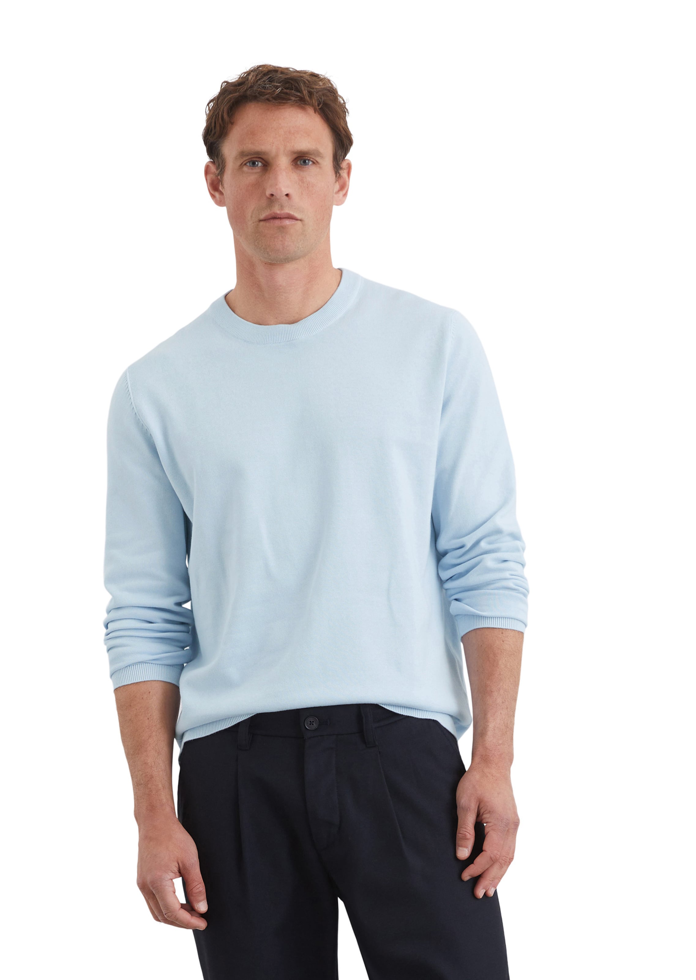 Pull-over Marc O'Polo en bleu : devant