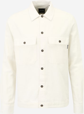 Only & Sons Button Up Shirt 'KENNET' in White: front