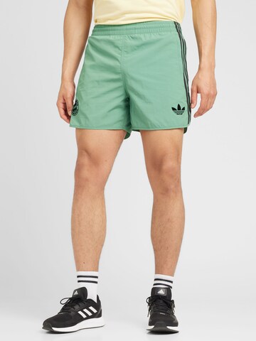 ADIDAS PERFORMANCE Regular Sports trousers in Green: front