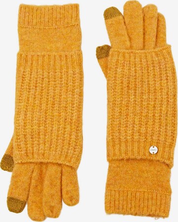 ESPRIT Full Finger Gloves in Orange: front