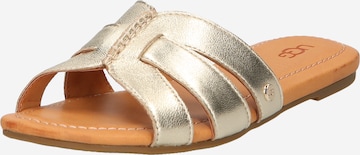 UGG - Zapatos abiertos 'Teague' en oro: frente