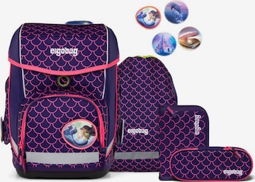 ergobag Backpack 'Cubo Set 5 tlg' in Blue: front