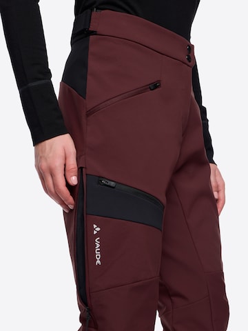 VAUDE Regular Sportbroek 'Monviso' in Bruin