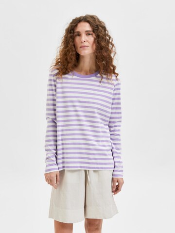 SELECTED FEMME Shirt in Lila: predná strana