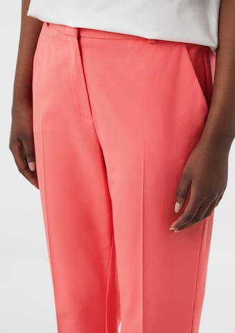 COMMA Regular Trousers in Orange