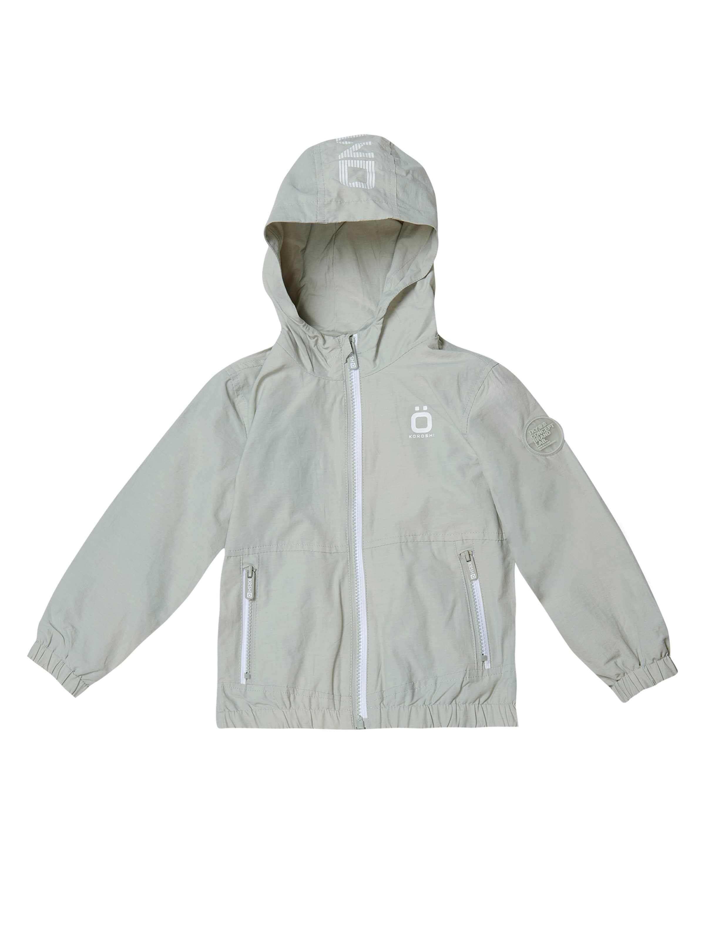 KOROSHI Overgangsjakke i grøn: forside