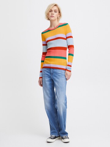 ICHI Sweater 'Mafa' in Mixed colours