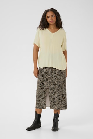Camicia da donna 'KCAmi' di KAFFE CURVE in grigio