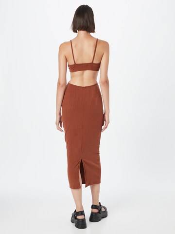 Misspap Dress 'Midaxi' in Brown