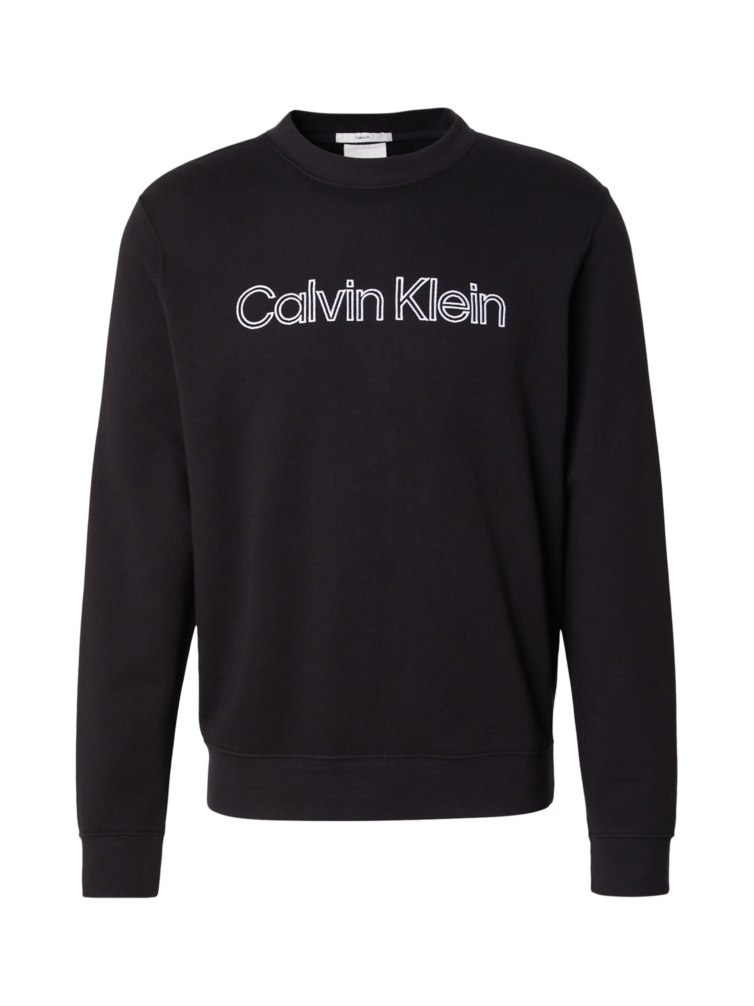 Calvin Klein Свитшот в Черный: спереди