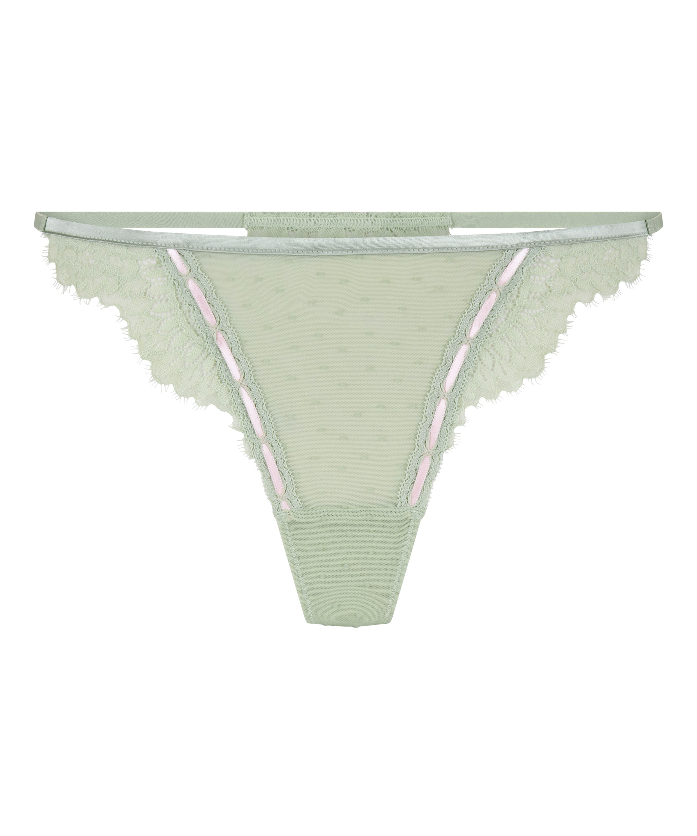 Hunkemöller String in Grün: Vorderseite