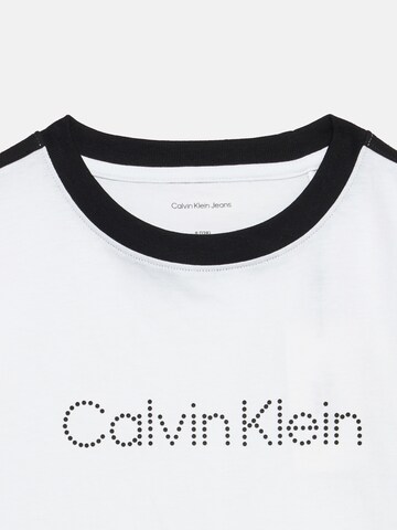 Calvin Klein Jeans T-shirt i vit