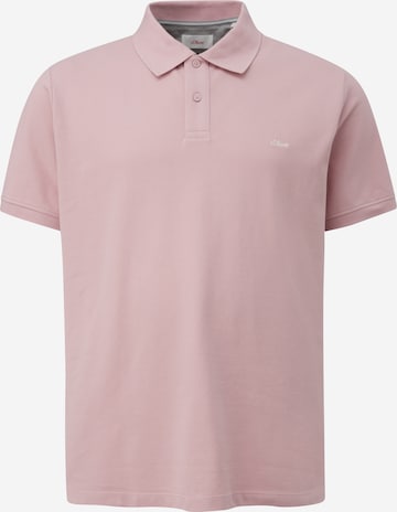 s.Oliver Men Big Sizes Poloshirt in Pink: predná strana