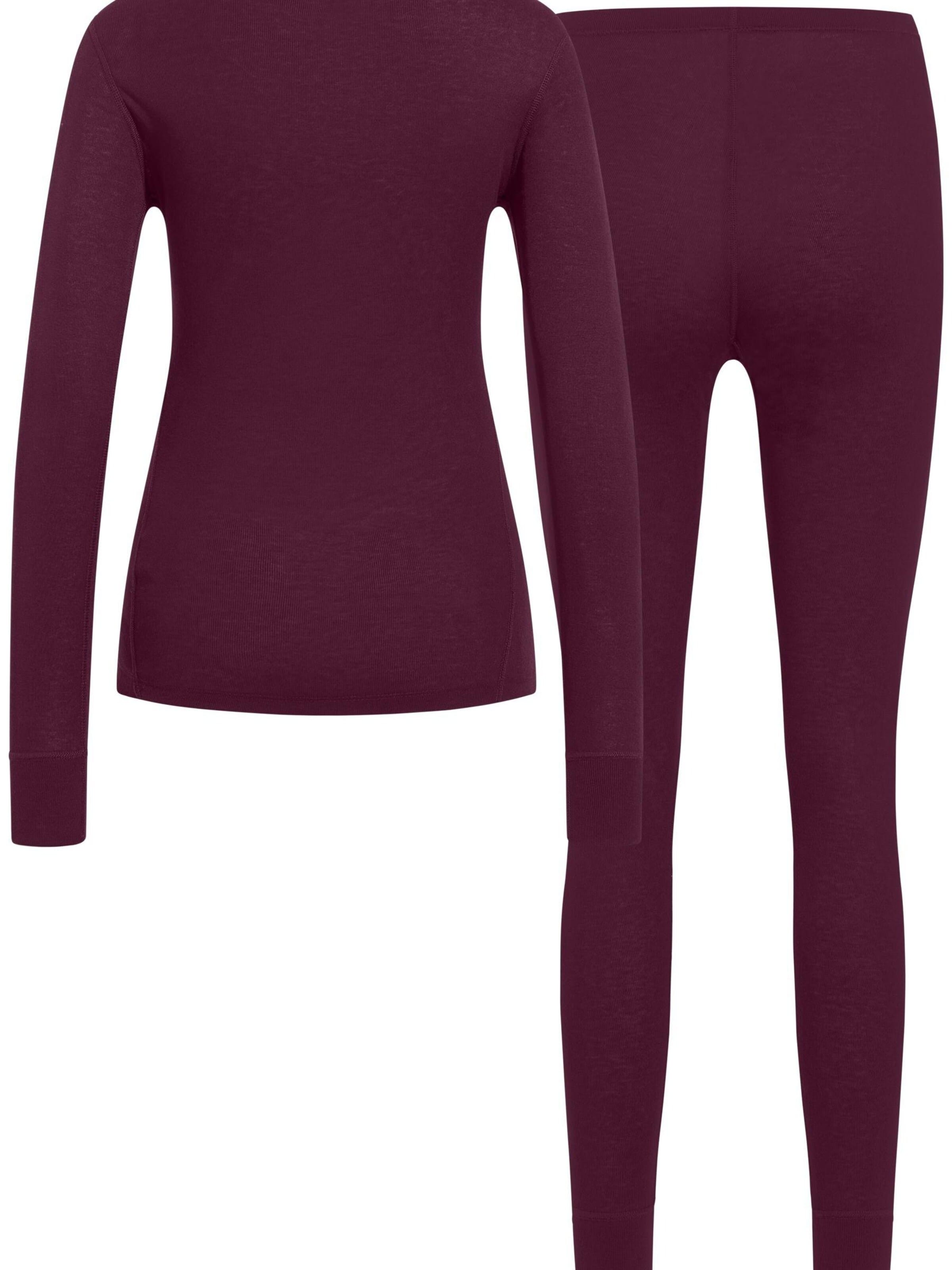ODLO T-Shirt Wäsche-Sets 'ACTIVE WARM'‌‌‌ in Rot