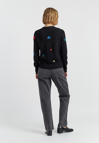 Chinti & Parker Cardigan 'Star' i sort