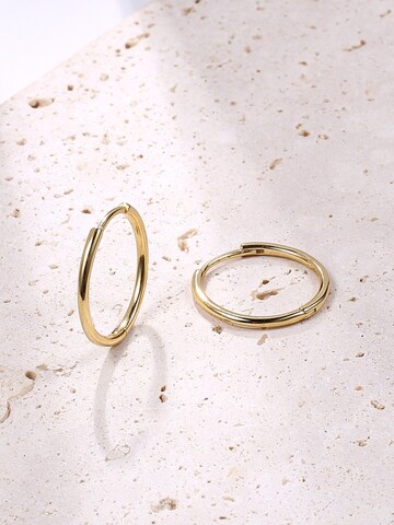 Boucles d'oreilles 'Eyes and Lips' Hey Happiness en or