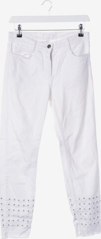 Sandro Pants in XXS in White: front